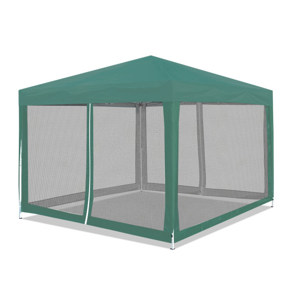 Záhradný altánok s moskytiérou 3 x 3 m AGA DS7013-GREEN - zelený