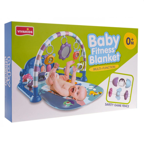 Interaktívna hracia deka s klavírom Inlea4Fun BABY FITNESS BLANKET