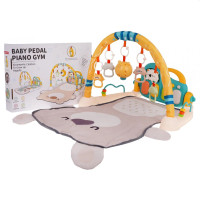 Interaktívna hracia deka s klavírom Inlea4Fun BABY PEDAL PIANO GYM 