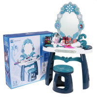 Detský toaletný stolík so stoličkou Inlea4Fun SNOW EDGE DRESSING TABLE 