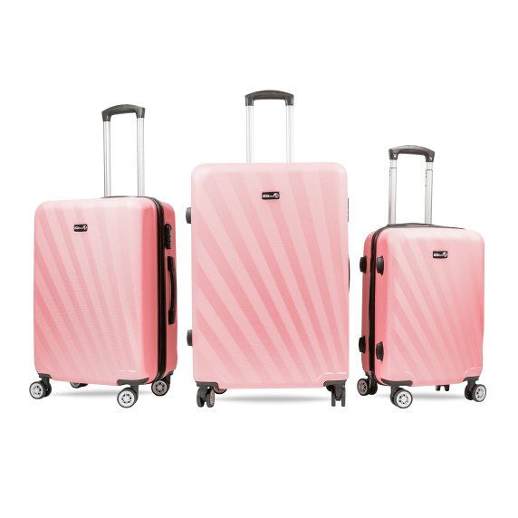 Sada cestovných kufrov AGA Travel MR4653-Light Pink - ružová