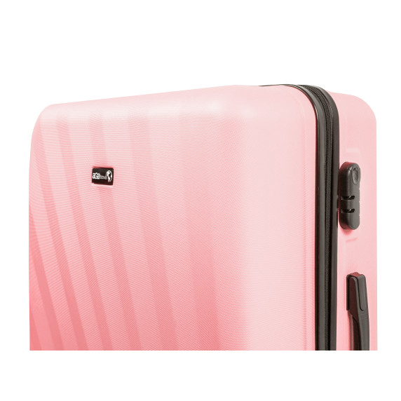 Sada cestovných kufrov AGA Travel MR4653-Light Pink - ružová