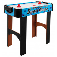 Stôl na stolný hokej Inlea4Fun Air Hockey - modrý 