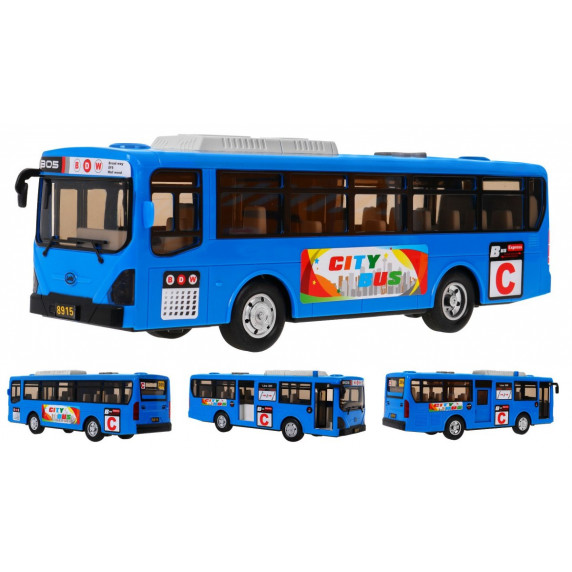 Detský autobus Inlea4Fun CITYBUS - modrý