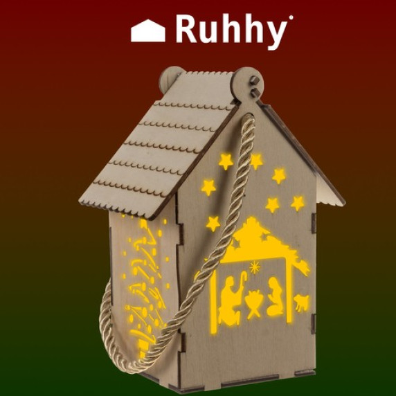 Adventný LED lampáš RUHHY 22163