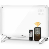 Sklenený konvektor 2000 W WiFi Tresko TKVT-002 - biely 